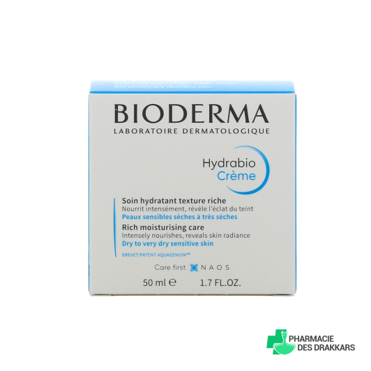 Bioderma Hydrabio Crème Soin Hydratant Texture Riche