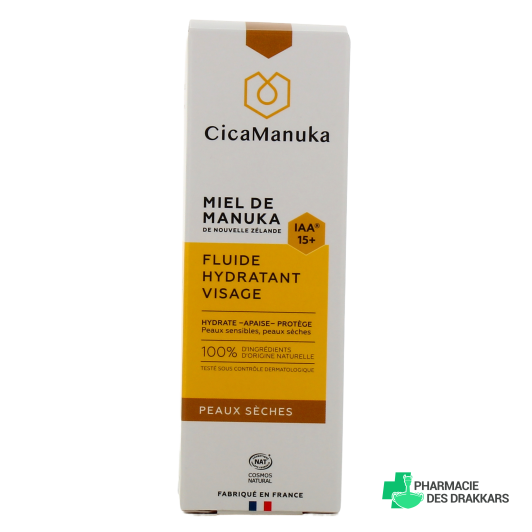 CicaManuka Fluide Hydratant Visage Bio