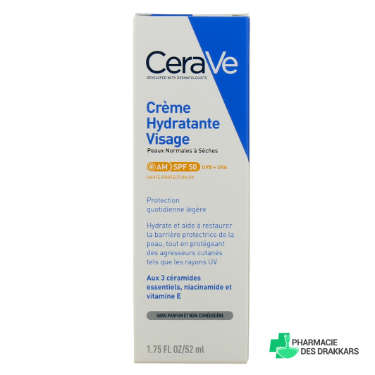 CeraVe Crème Hydratante Visage SPF 50