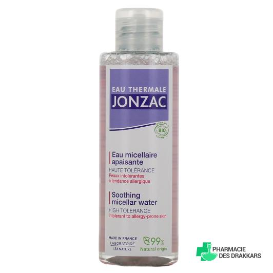 Jonzac Reactive Control Eau Micellaire Apaisante Bio