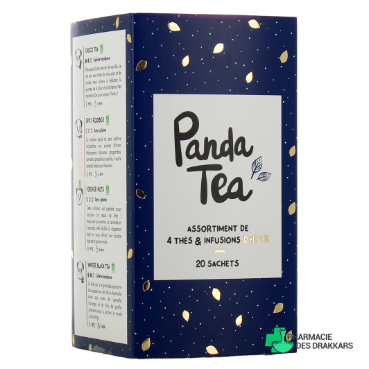 Panda Tea Assortiment Thés & Infusions d'Hiver