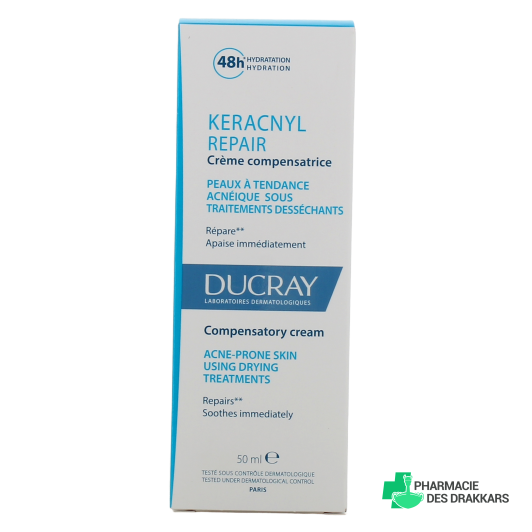Keracnyl Repair Crème Compensatrice 48h d'Hydratation