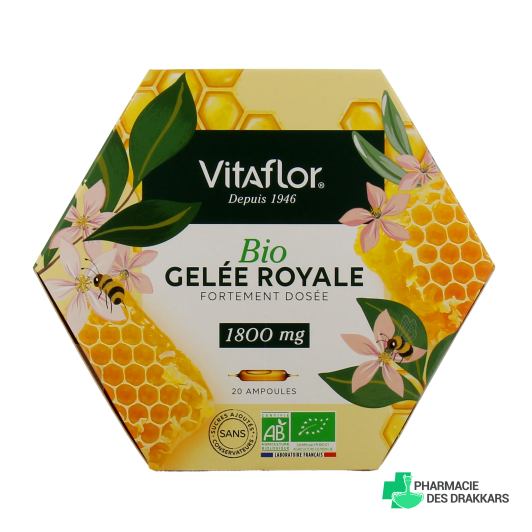 Vitaflor Bio Gelée Royale Fortement Dosée 1800 mg