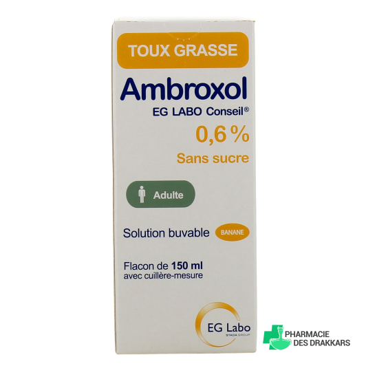 EG Labo Ambroxol 0,6% Sirop Toux Grasse