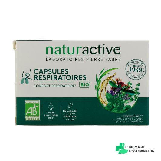 Naturactive Capsules Respiratoires Bio