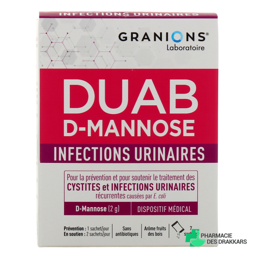 Granions Duab D-Mannose Infections Urinaires