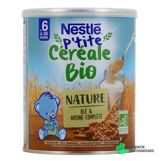 Nestlé P'tite Céréale Bio Blé & Avoine
