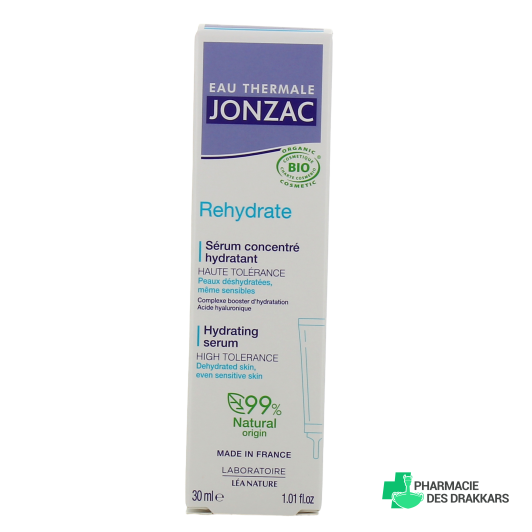 Jonzac Rehydrate Sérum Concentré Hydratant Bio