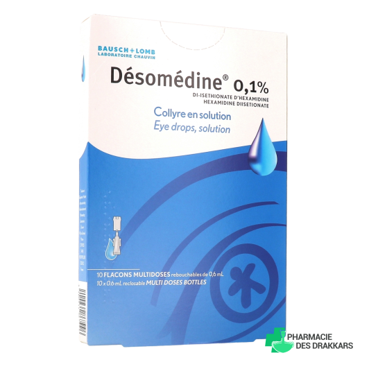 Bausch and Lomb Désomédine 0,1% Collyre Antiseptique