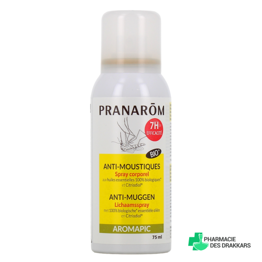 Pranarom Bio Aromapic Spray Corps Anti-moustiques