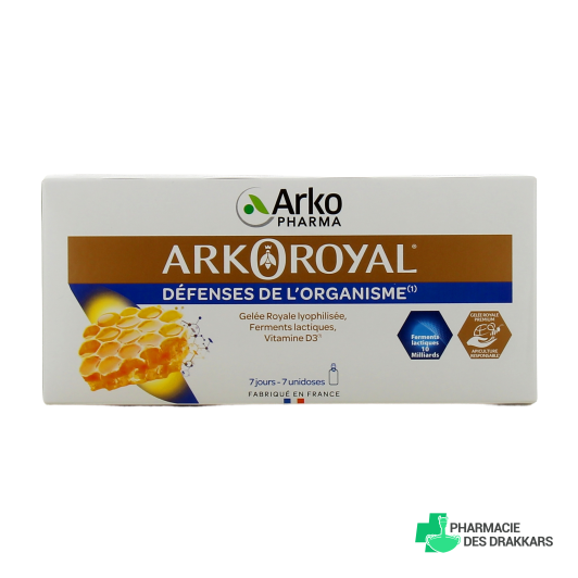 Arkopharma Arkoroyal défense de l'organisme adultes - 7x10ml