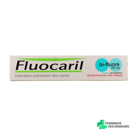 Fluocaril Bi fluoré 250 mg Gel menthe