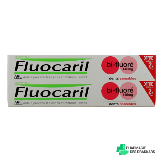 Fluocaril Dentifrice Bi-fluoré Dents Sensibles 145 mg