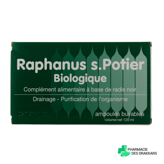 Raphanus S.Potier Biologique 12 Ampoules