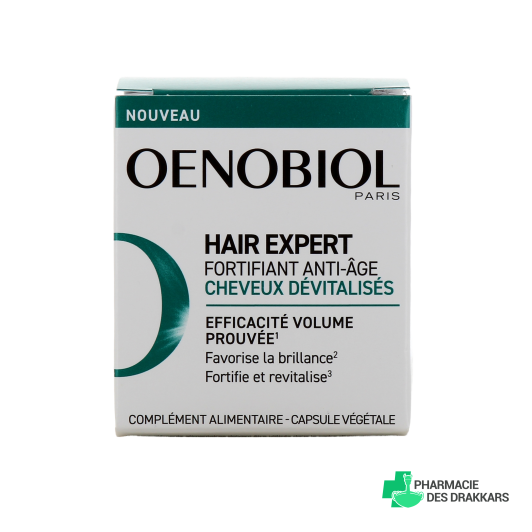 Oenobiol Hair Expert Fortifiant Anti-Age Cheveux Dévitalisés