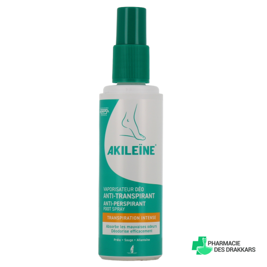 Akileïne Déodorant Actif Solution Anti-transpirante
