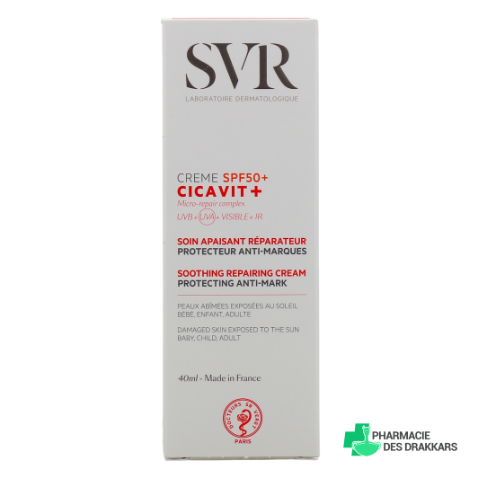 SVR Cicavit+ Crème réparatrice SPF50+