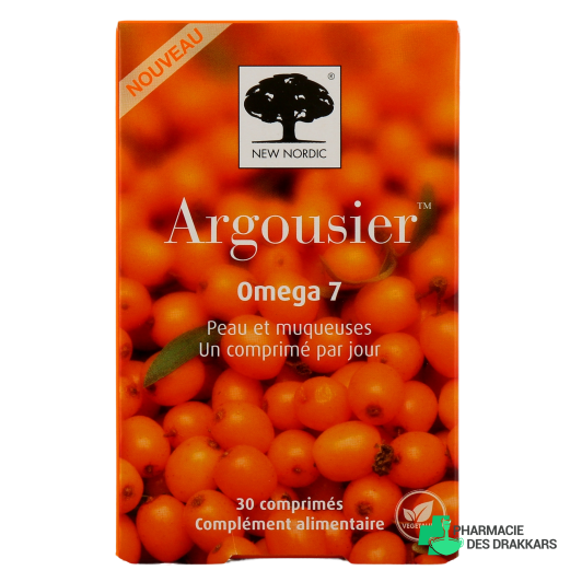 New Nordic Argousier Omega 7 Peau et Muqueuses