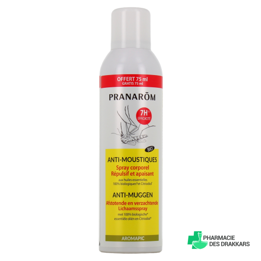 Pranarom Bio Aromapic Spray Corps Anti-moustiques