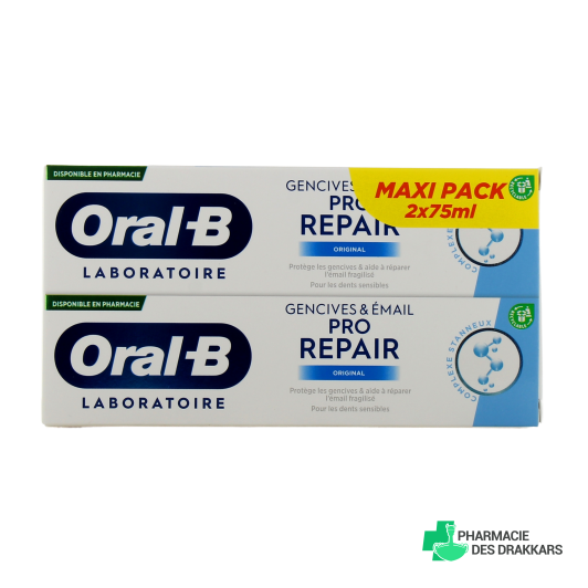 Oral B Pro-Repair Gencives et émail Dentifrice Original