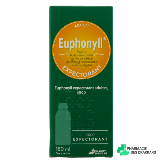 Euphonyll Toux grasse sirop 180 ml