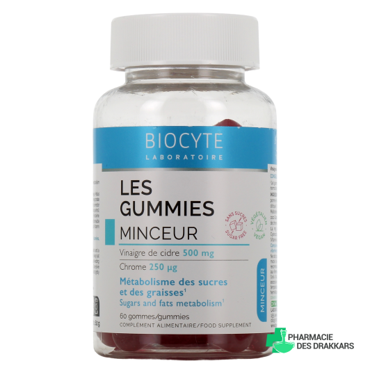 Biocyte Les Gummies Minceur Vinaigre de Cidre