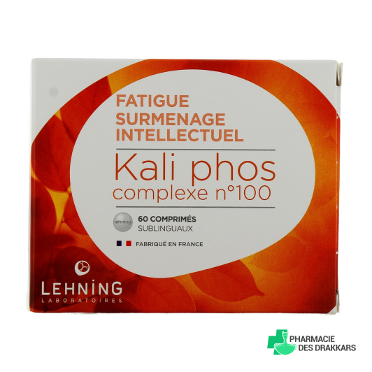 Lehning Kali Phos Complexe n°100 Fatigue Surmenage Intellectuel