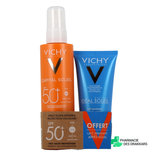 Vichy Capital Soleil Spray Fluide Invisible Protection Cellulaire