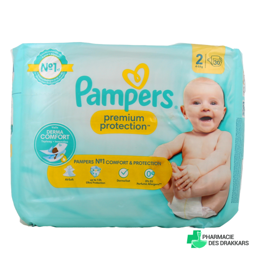 Pampers Couches Premium Protection