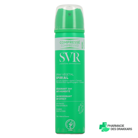 SVR Spirial Spray Végétal Déodorant Anti-Humidité 48h