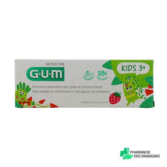 Gum Dentifrice Kids 3+ Goût Fraise