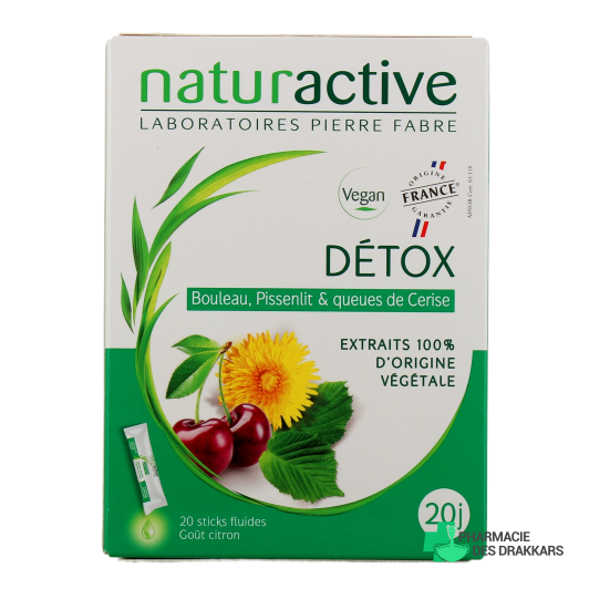 Naturactive Détox 20 Sticks Fluides