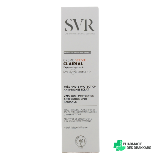 SVR Clairial Crème SPF 50+ Anti-Taches Eclat