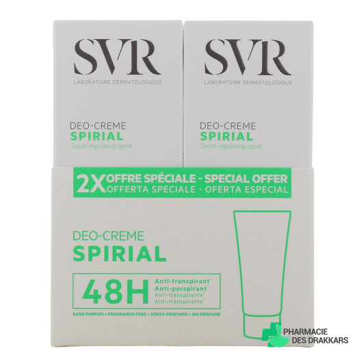 SVR Spirial Déo-Crème Anti-Transpirant 48 h