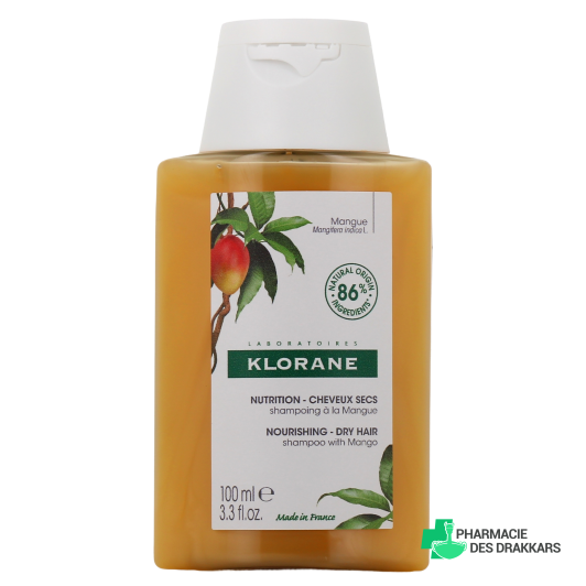 Klorane Shampoing Nutrition Cheveux Secs Mangue