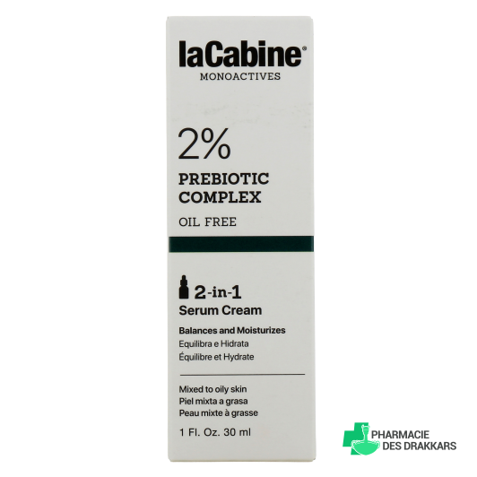 LaCabine Sérum Crème 2% Prebiotic Complex
