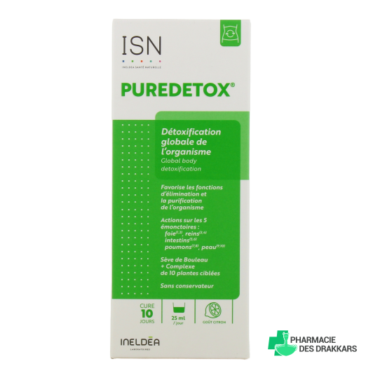 Ineldea Puredetox Détoxification Globale de l'Organisme