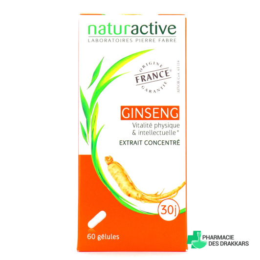 Naturactive Ginseng Extrait Concentré 60 gélules
