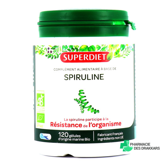 Super Diet Spiruline Bio 120 gélules