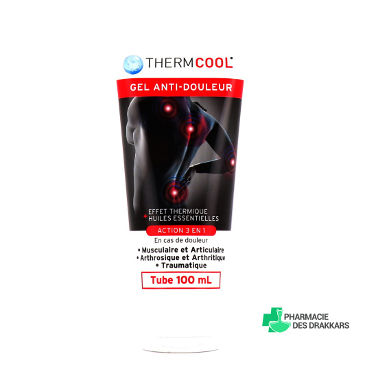 ThermCool Gel Anti-Douleurs Froid + Huiles Essentielles
