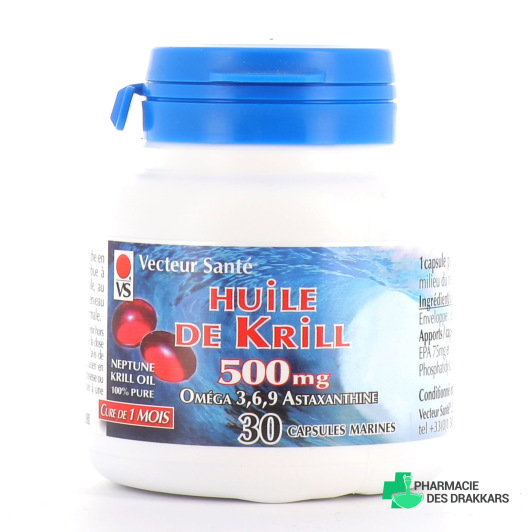 Vecteur Santé Huile de Krill 500mg