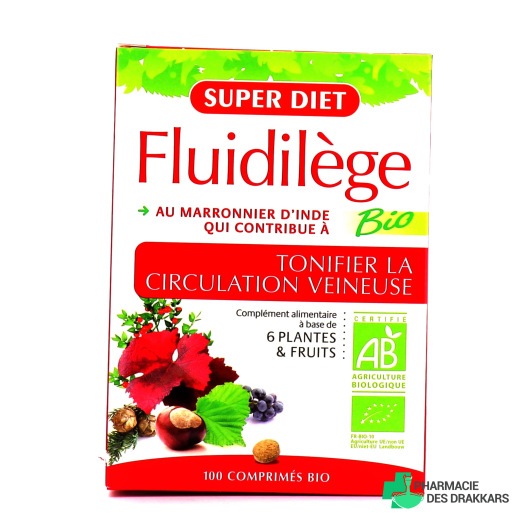 Super Diet Fluidilège Bio 100 comprimés