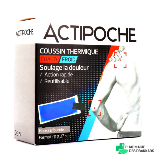 Actipoche Coussin Thermique Chaud Froid 11 x 27 cm