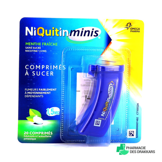 Niquitin Minis 1,5 mg Sans sucre