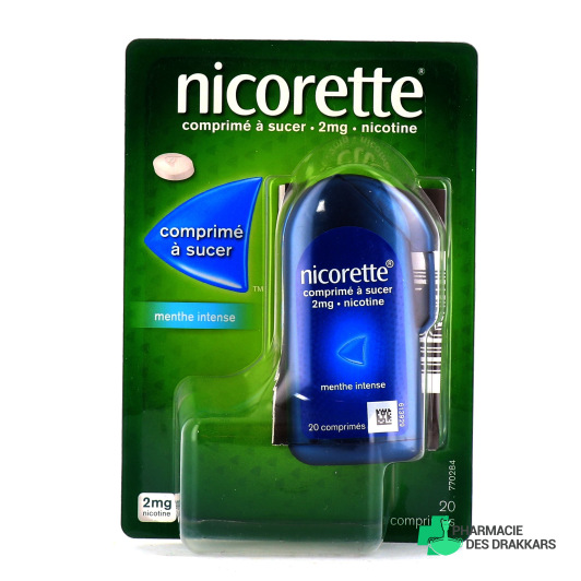 Nicorette 2 mg menthe intense comprimés à sucer