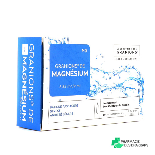 Granions Magnésium 30 ampoules