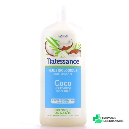 Natessance Huile de Coco Bio 100% pure