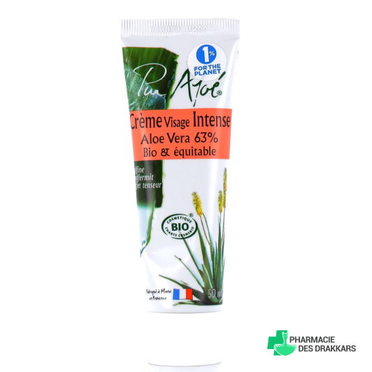 Pur Aloé Crème Visage Intense Bio 63% Aloe Vera