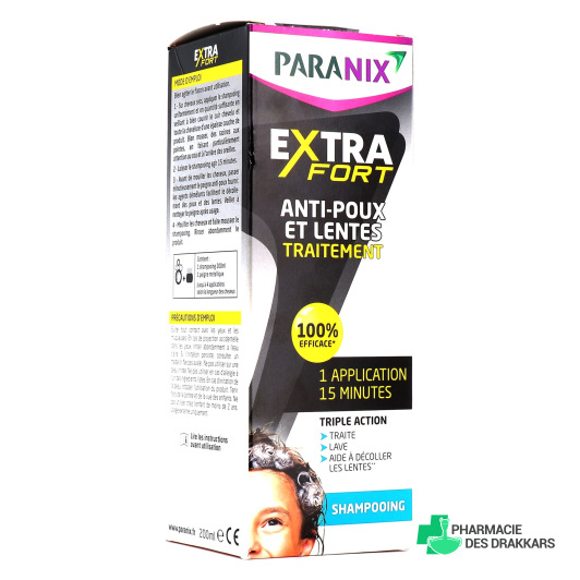 Paranix Shampooing Anti-Poux et Lentes Extra Fort