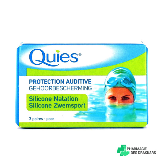 Quies Protection Auditive Silicone Natation 3 paires